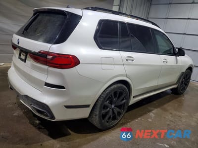 Trzecie zdjęcie samochodu z tyłu: 2019 BMW X7 XDRIVE50I VIN:5UXCX4C57KLS36636 - miniatura