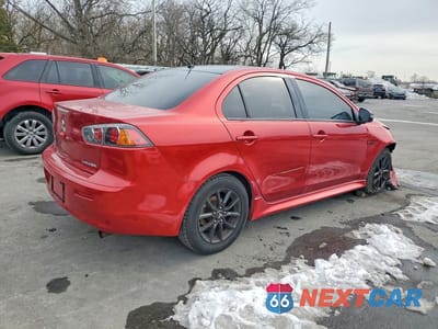 Trzecie zdjęcie samochodu z tyłu: 2017 MITSUBISHI LANCER ES VIN:JA32U2FU0HU014115 - miniatura