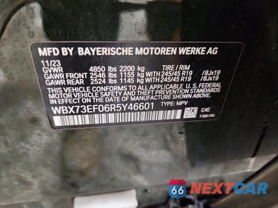 Zdjęcie 14 z 14 samochodu: 2024 BMW X1 XDRIVE28I VIN:WBX73EF06R5Y46601 - miniatura