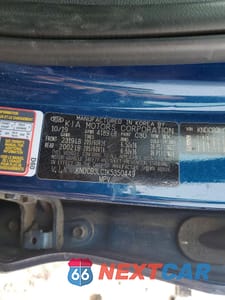 Zdjęcie 12 z 13 samochodu: 2019 KIA NIRO LX VIN:KNDCB3LC1K5350449 - miniatura