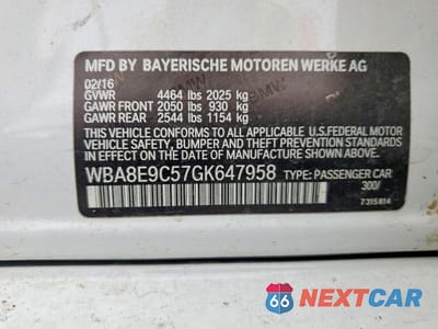 Zdjęcie 13 z 13 samochodu: 2016 BMW 328 I SULEV VIN:WBA8E9C57GK647958 - miniatura