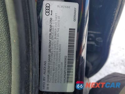 Zdjęcie 13 z 13 samochodu: 2016 AUDI A6 PRESTIGE VIN:WAUHGAFC2GN080952 - miniatura