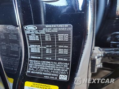 Zdjęcie 13 z 13 samochodu: 2020 LAND ROVER RANGE ROVER EVOQUE S VIN:SALZJ2FX5LH082861 - miniatura