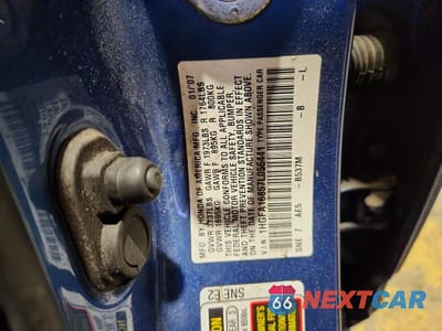 Zdjęcie 12 z 12 samochodu: 2007 HONDA CIVIC EX VIN:1HGFA16857L056441 - miniatura