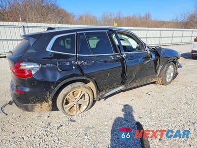 Trzecie zdjęcie samochodu z tyłu: 2020 BMW X3 SDRIVE30I VIN:5UXTY3C06LLU71798 - miniatura