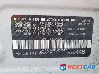 Zdjęcie 12 z 12 samochodu: 2023 MITSUBISHI RVR SE VIN:JA4AJVAW4PU606917 - miniatura