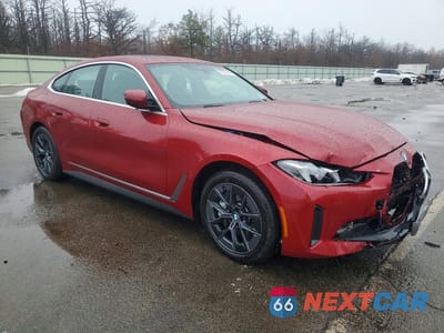 Czwarte zdjęcie samochodu z boku: 2025 BMW I4 XDRIVE 40 VIN:WBY43HD0XSFU84050 - miniatura