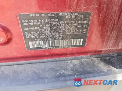 Zdjęcie 12 z 12 samochodu: 2012 SUBARU FORESTER 2.5X PREMIUM VIN:JF2SHADCXCH406113 - miniatura