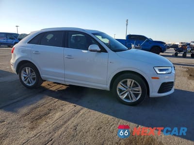 Czwarte zdjęcie samochodu z boku: 2018 AUDI Q3 PREMIUM PLUS VIN:WA1JCCFS9JR000849 - miniatura