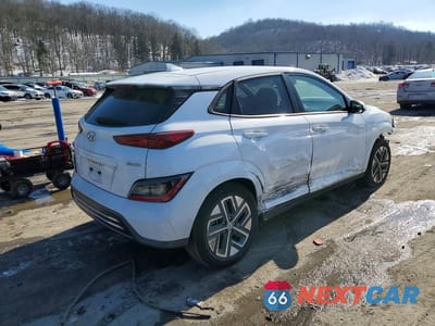 Trzecie zdjęcie samochodu z tyłu: 2023 HYUNDAI KONA EV SE VIN:KM8K23AG0PU190834 - miniatura