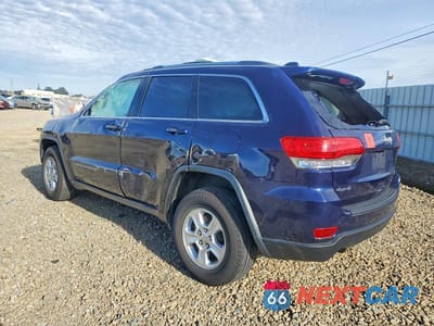 Drugie zdjęcie samochodu z przodu: 2016 JEEP GRAND CHEROKEE LAREDO VIN:1C4RJFAG5GC325495 - miniatura