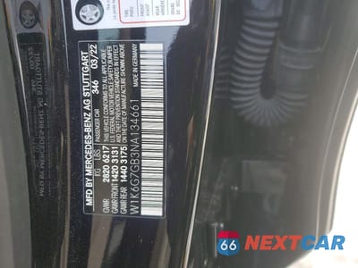 Zdjęcie 12 z 12 samochodu: 2022 MERCEDES-BENZ S 580 4MATIC VIN:W1K6G7GB3NA134661 - miniatura