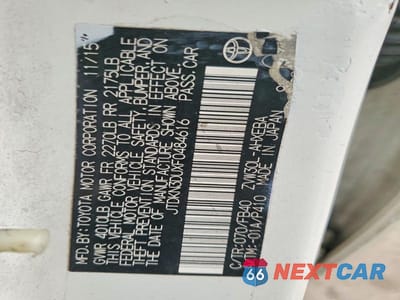 Zdjęcie 12 z 12 samochodu: 2015 TOYOTA PRIUS VIN:JTDKN3DUXF0484616 - miniatura