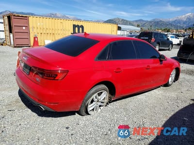 Trzecie zdjęcie samochodu z tyłu: 2017 AUDI A4 PREMIUM VIN:WAUANAF42HN022826 - miniatura