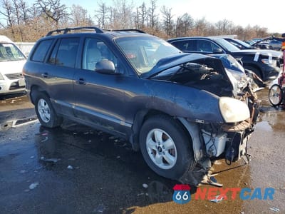 Czwarte zdjęcie samochodu z boku: 2005 HYUNDAI SANTA FE GLS VIN:KM8SC73D25U965736 - miniatura