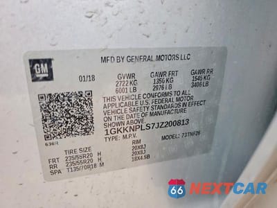 Zdjęcie 13 z 13 samochodu: 2018 GMC ACADIA DENALI VIN:1GKKNPLS7JZ200813 - miniatura