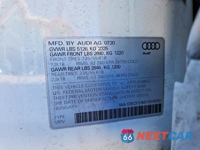 Zdjęcie 13 z 13 samochodu: 2021 AUDI Q3 PREMIUM S LINE 45 VIN:WA1DECF33M1003930 - miniatura