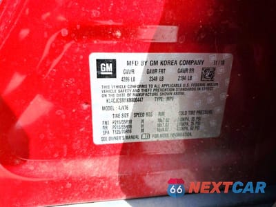 Zdjęcie 13 z 13 samochodu: 2019 BUICK ENCORE ESSENCE VIN:KL4CJCSM1KB800447 - miniatura