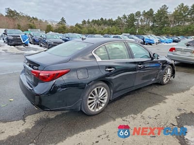 Trzecie zdjęcie samochodu z tyłu: 2023 INFINITI Q50 LUXE VIN:JN1EV7BR1PM541625 - miniatura