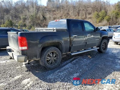 Trzecie zdjęcie samochodu z tyłu: 2013 GMC SIERRA K1500 SL VIN:3GTP2UEA0DG268291 - miniatura
