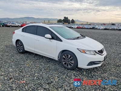 Czwarte zdjęcie samochodu z boku: 2013 HONDA CIVIC EX VIN:19XFB2F87DE277299 - miniatura
