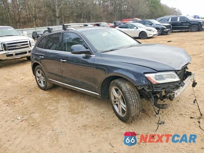 Czwarte zdjęcie samochodu z boku: 2017 AUDI Q5 PREMIUM VIN:WA1C2AFP7HA075246 - miniatura