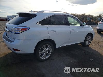 Trzecie zdjęcie samochodu z tyłu: 2010 LEXUS RX 450H BASE VIN:JTJBC1BA0A2011773 - miniatura