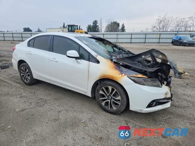 Czwarte zdjęcie samochodu z boku: 2013 HONDA CIVIC EXL VIN:19XFB2F98DE259404 - miniatura
