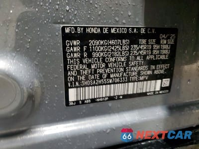 Zdjęcie 13 z 13 samochodu: 2025 ACURA ADX A-SPEC VIN:3HDSA2H55SM706333 - miniatura