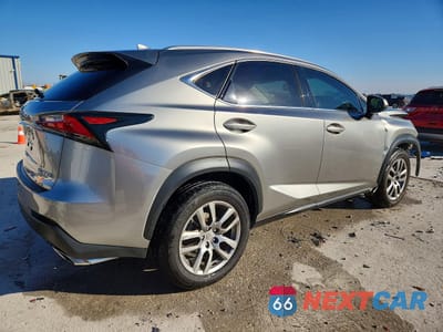 Trzecie zdjęcie samochodu z tyłu: 2016 LEXUS NX 200T BASE VIN:JTJBARBZ5G2087184 - miniatura