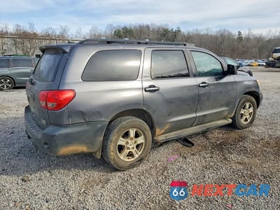 Trzecie zdjęcie samochodu z tyłu: 2011 TOYOTA SEQUOIA SR5 VIN:5TDZY5G19BS031775 - miniatura