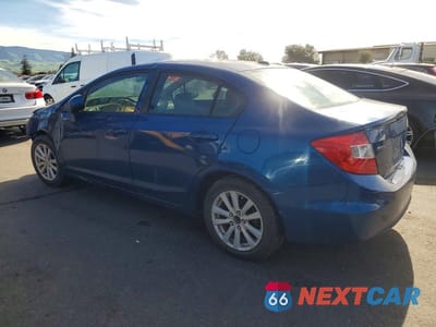 Drugie zdjęcie samochodu z przodu: 2012 HONDA CIVIC EXL VIN:2HGFB2F93CH567259 - miniatura