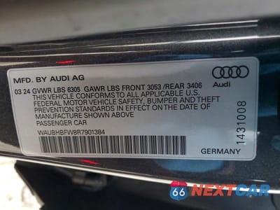 Zdjęcie 12 z 12 samochodu: 2024 AUDI RS E-TRON GT VIN:WAUBHBFW8R7901384 - miniatura