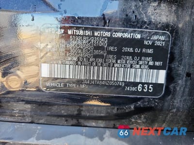 Zdjęcie 12 z 12 samochodu: 2022 MITSUBISHI OUTLANDER ES VIN:JA4J4TA84NZ050749 - miniatura