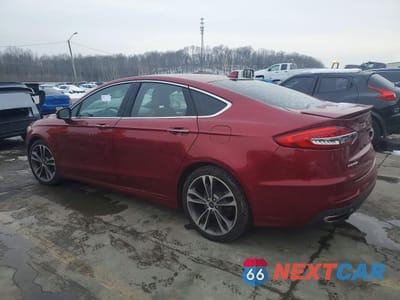 Drugie zdjęcie samochodu z przodu: 2019 FORD FUSION TITANIUM VIN:3FA6P0D92KR153180 - miniatura