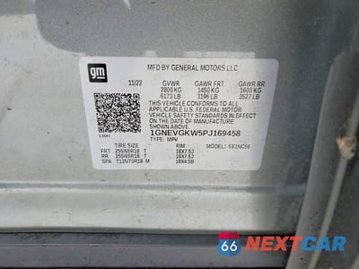 Zdjęcie 14 z 14 samochodu: 2023 CHEVROLET TRAVERSE LT VIN:1GNEVGKW5PJ169458 - miniatura
