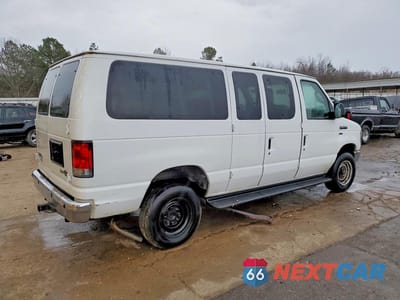 Trzecie zdjęcie samochodu z tyłu: 2014 FORD ECONOLINE E350 SUPER DUTY WAGON VIN:1FBNE3BL6EDA40703 - miniatura