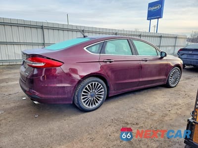 Trzecie zdjęcie samochodu z tyłu: 2018 FORD FUSION SE VIN:3FA6P0HD0JR284525 - miniatura