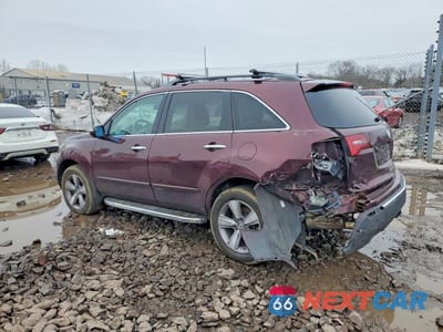 Drugie zdjęcie samochodu z przodu: 2013 ACURA MDX TECHNOLOGY VIN:2HNYD2H37DH505112 - miniatura