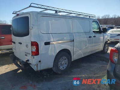 Trzecie zdjęcie samochodu z tyłu: 2012 NISSAN NV 2500 UTILITY / SERVICE VAN VIN:1N6AF0KY3CN111975 - miniatura