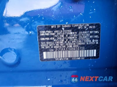 Zdjęcie 13 z 14 samochodu: 2024 SUBARU FORESTER WILDERNESS VIN:JF2SKAJC6RH414708 - miniatura