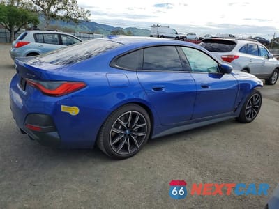 Trzecie zdjęcie samochodu z tyłu: 2023 BMW I4 EDRIVE 40 VIN:WBY73AW03PFN72916 - miniatura