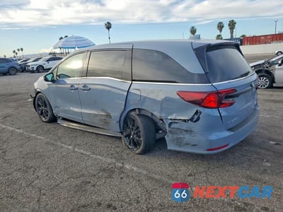 Drugie zdjęcie samochodu z przodu: 2023 HONDA ODYSSEY SPORT-L VIN:5FNRL6H76PB065885 - miniatura