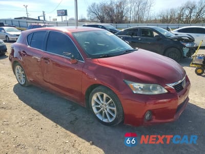 Czwarte zdjęcie samochodu z boku: 2012 LEXUS CT 200 VIN:JTHKD5BH9C2058435 - miniatura