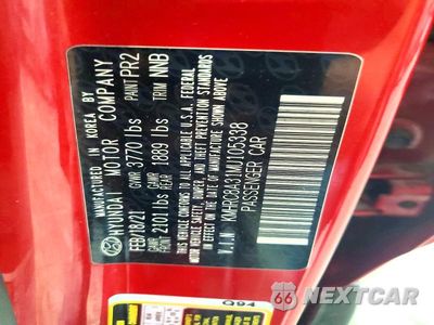 Zdjęcie 13 z 13 samochodu: 2021 HYUNDAI VENUE SEL VIN:KMHRC8A31MU105338 - miniatura