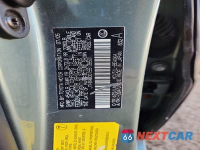 Zdjęcie 12 z 13 samochodu: 2005 LEXUS ES 330 BASE VIN:JTHBA30G155138501 - miniatura