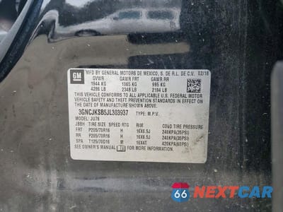 Zdjęcie 12 z 12 samochodu: 2018 CHEVROLET TRAX LS VIN:3GNCJKSB5JL303937 - miniatura