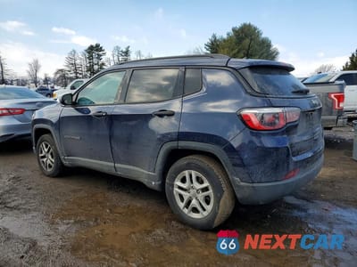 Drugie zdjęcie samochodu z przodu: 2018 JEEP COMPASS SPORT VIN:3C4NJCAB7JT286308 - miniatura