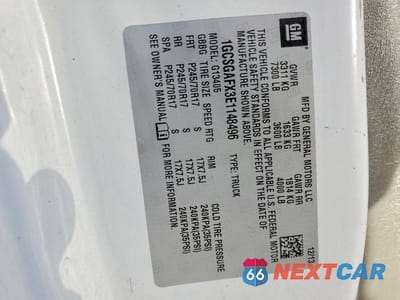 Zdjęcie 12 z 12 samochodu: 2014 CHEVROLET EXPRESS G1500 VIN:1GCSGAFX3E1148496 - miniatura