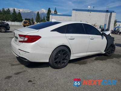 Trzecie zdjęcie samochodu z tyłu: 2020 HONDA ACCORD LX VIN:1HGCV1F12LA010856 - miniatura